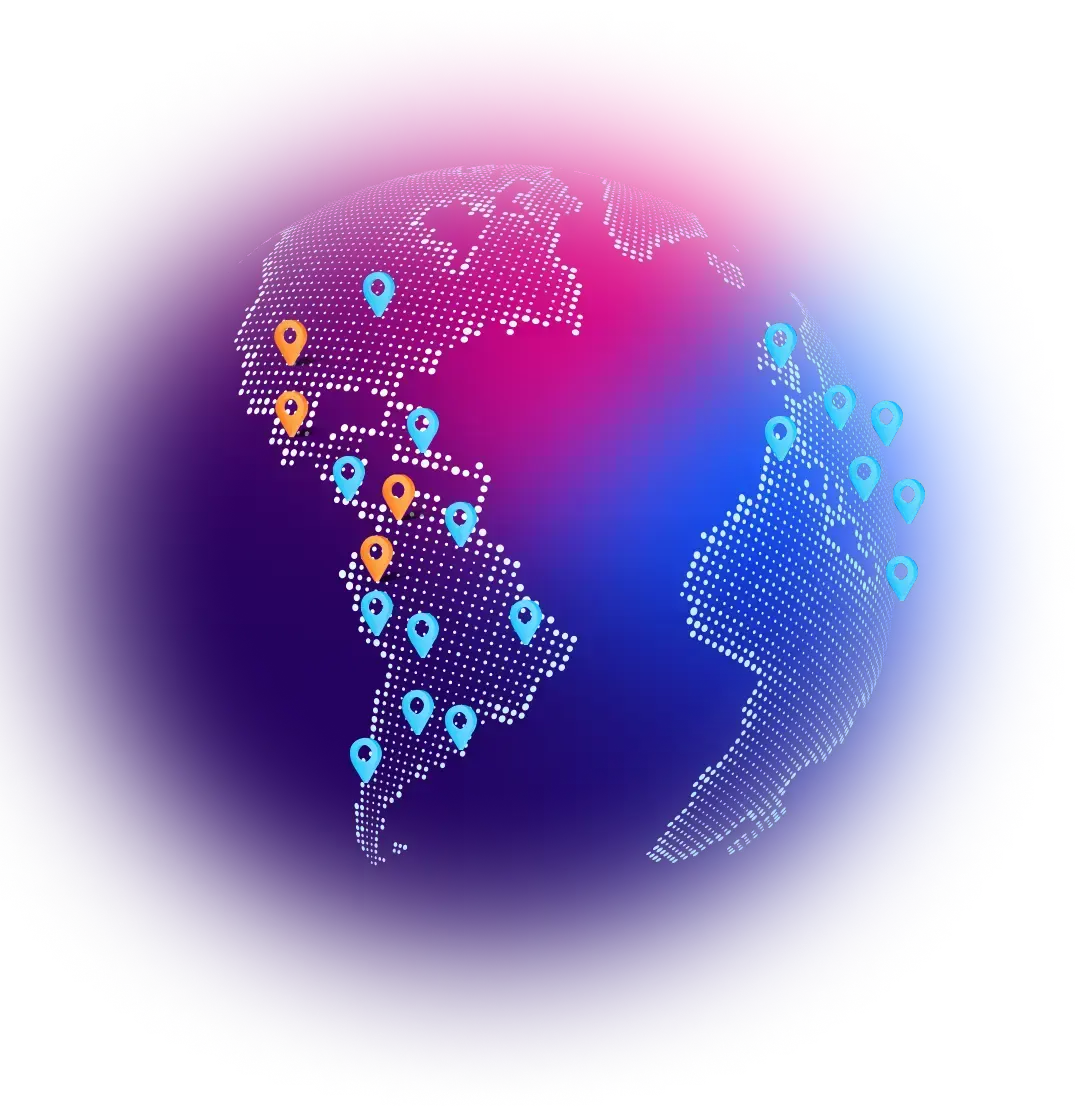 Ubicaciones de oficinas y proyectos de Talentlab